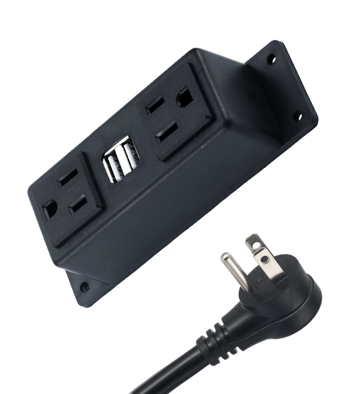 暗藏美式兩位+USB